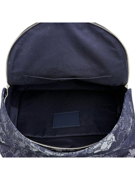 Gucci GG Denim Large Backpack Navy main image 4
